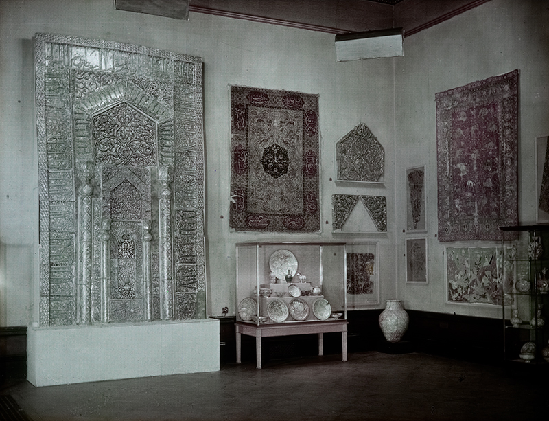 The Emamzadeh Yahya’s luster mihrab on display