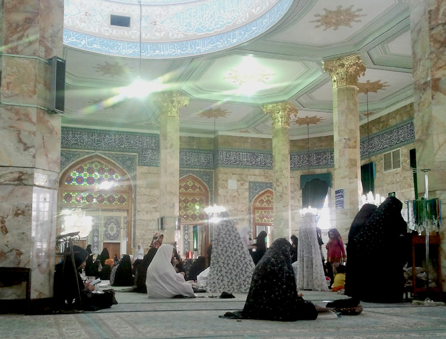 Interior of a mosque